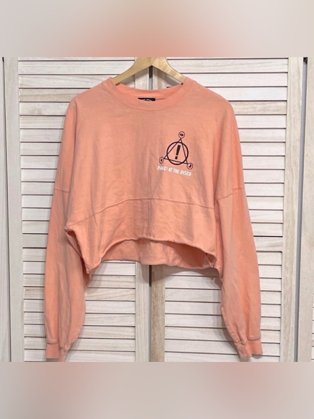 Spirit Jersey Panic At The Disco High Hopes Crop Top Size M FIRM